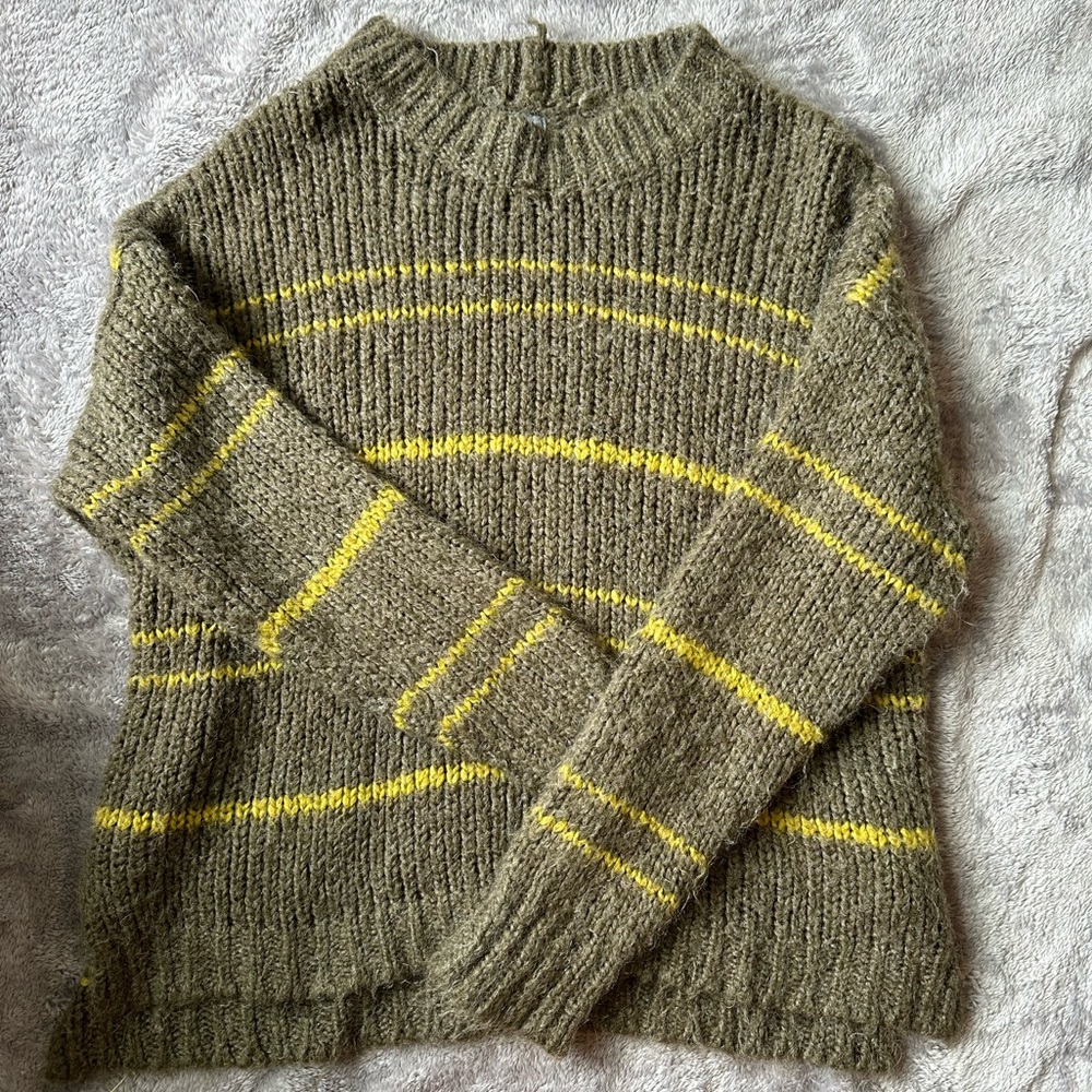 Aerie Over-Sized Woven Sweater